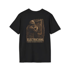 Electrician Graphic Tee | Keeping the World Connected