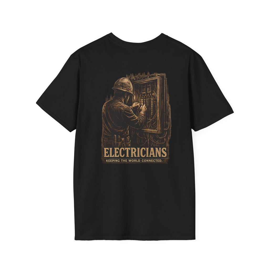 Electrician Graphic Tee | Keeping the World Connected
