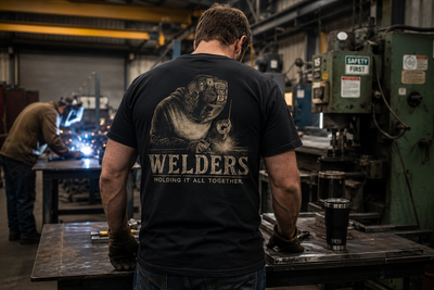 Welder Graphic Tee  | Holding It All Together