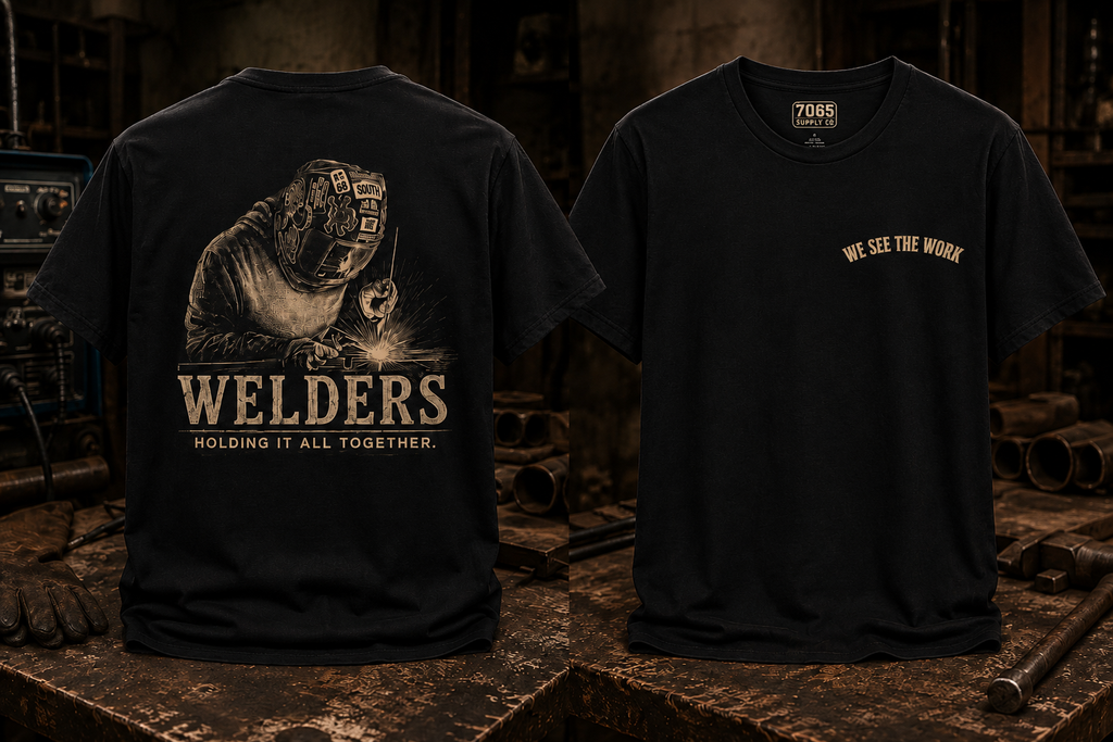 Welder Graphic Tee  | Holding It All Together