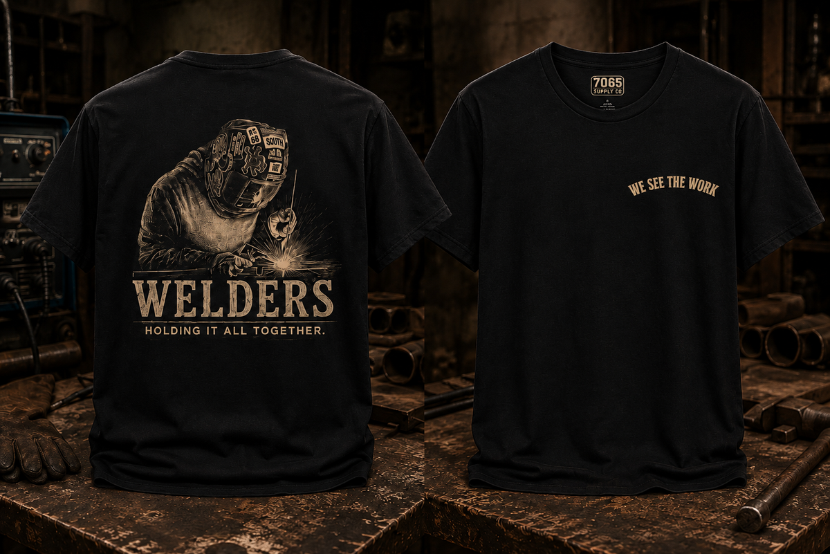 Welder Graphic Tee  | Holding It All Together