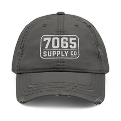 7065 Supply Co. Distressed Embroidered Dad Hat