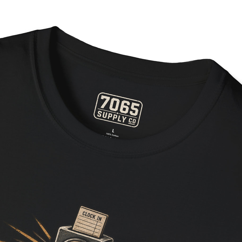 Clocked In. Overlooked. | Retail Grind Graphic Tee