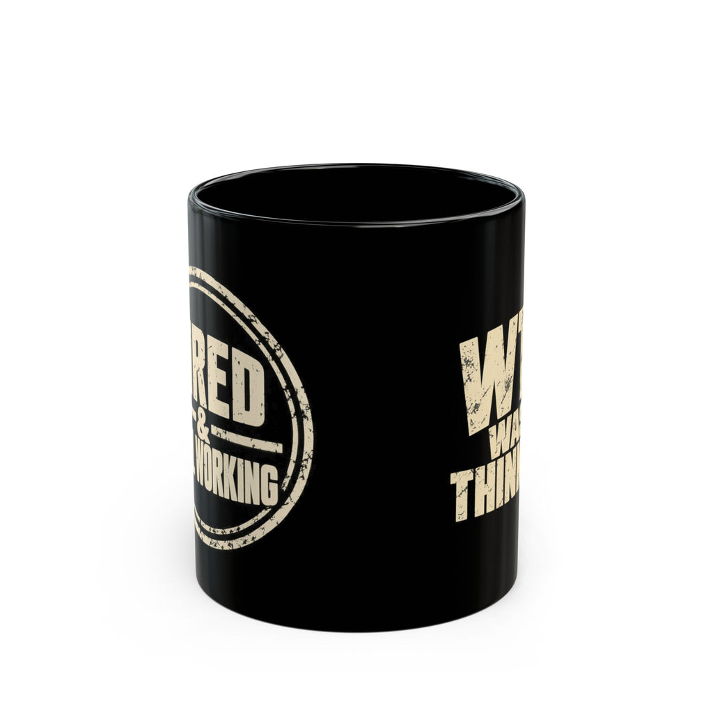 WTF Was I Thinking Mug — Funny Black Coffee Cup (11oz & 15oz)